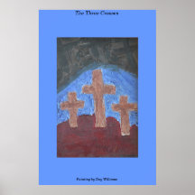 The Three Crosses Print