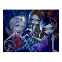 "The Three Fates" Postcard