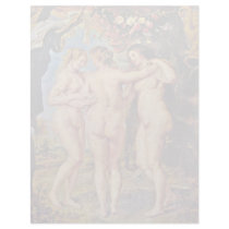 The Three Graces,  By Rubens, Peter Paul Customized Letterhead