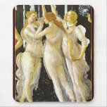 The Three Graces by Sandro Botticelli Mouse Pads
