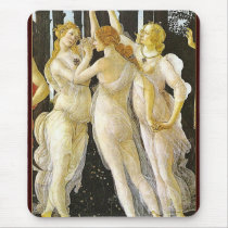 The Three Graces by Sandro Botticelli mousepads by IrishPirateQueen The Three Graces by Sandro Botticelli mousepads