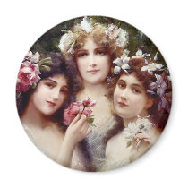 The Three Graces magnets