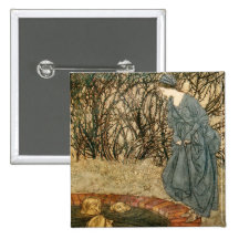 The Three Heads of the Well Pinback Button