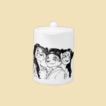 The Three Jaguars teapots