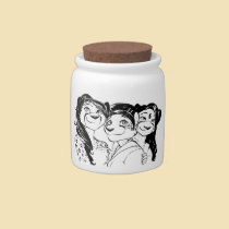 The Three Jaguars candy jars