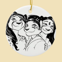 The Three Jaguars ornaments
