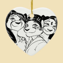 The Three Jaguars ornaments