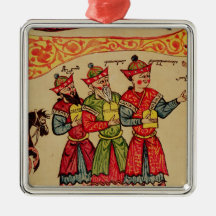 The Three Magi, detail from the Nativity Christmas Ornament