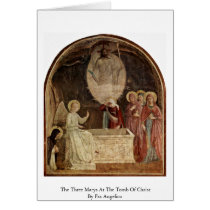 The Three Marys At The Tomb Of Christ Greeting Card