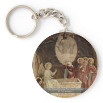The Three Marys At The Tomb Of Christ Keychain