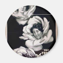 The Three Rosebuds, 'Joseph Hart Vaudeville' Fridge Magnets