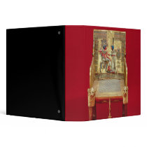 The throne, from the Tomb of Tutankhamun Binders