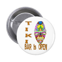 the TIKI BAR is OPEN Mask Button