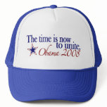 The Time is Now to Unite (Obama 2008) hats