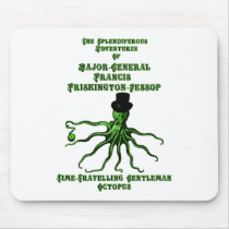 The Time-Travelling Gentleman Octopus Mouse Mat