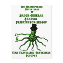The Time-Travelling Gentleman Octopus Postcard