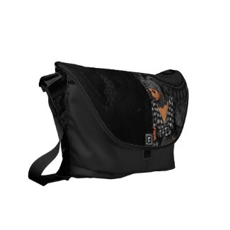 the Times runs off Messenger Bag