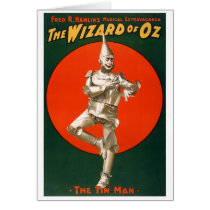 The Tin Man from The Wizard of Oz Greeting Cards