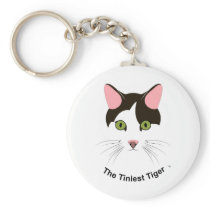 The Tiniest Tiger Logo Keychain