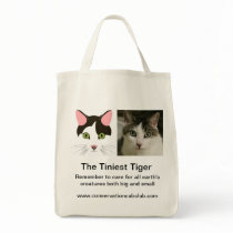 The Tiniest Tiger's Organic Grocery Tote Tote Bags