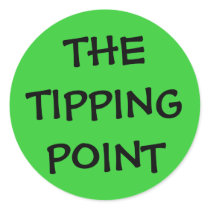 The Tipping Point Tip Jar Stickers by TipJarStickers The Tipping Point Tip Jar Stickers