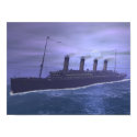 The Titanic Sails Into History posters