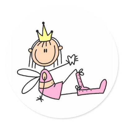 The Tooth Fairy Sticker by stick_figures