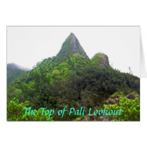 The Top of Pali Lookout card by marcya7 The Top of Pali Lookout card