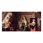The Tormented Poet By Hogarth, William Photo Cards