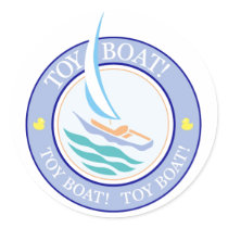 The Tot Spot_Toy Boat (multicolor) duckie stickers by FUNauticals The Tot Spot_Toy Boat (multicolor) duckie stickers