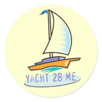 The Tot Spot_Yacht 2B Me™ Logo Boat stickers