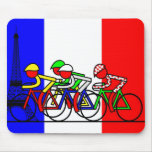 The Tour Arrives in Paris Mouse Pads