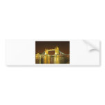 The Tower Bridge By Night Bumper Stickers