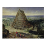 The Tower of Babel, 1594 Post Card