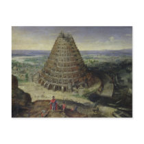 The Tower of Babel, 1594 Post Card