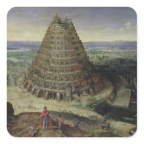 The Tower of Babel, 1594 Square Stickers