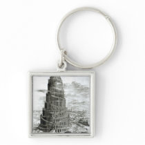 The Tower of Babel, 1679 Key Chain