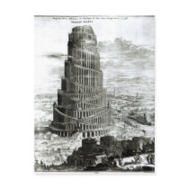 The Tower of Babel, 1679 Post Card