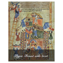 The Tower Of Babel By Meister Der Paraphrasen Des Full Color Flyer