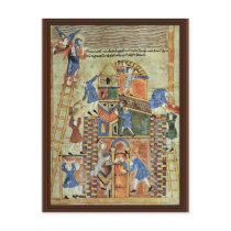 The Tower Of Babel By Meister Der Paraphrasen Des Postcard