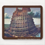 The Tower Of Babel. By Pieter Bruegel mousepads