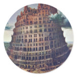The Tower Of Babel. By Pieter Bruegel stickers