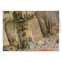 The Tower of Babel Greeting Card