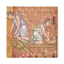 The Tower of Babel, from the Atrium Refrigerator Magnet