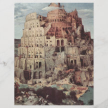 The Tower of Babel - Pieter Bruegel the Elder Flyer