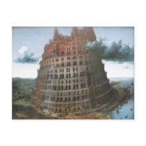 The Tower of Babel - Pieter Bruegel the Elder Postcard