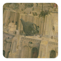 The Tower of Babel Square Sticker
