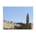 The tower of David postcards