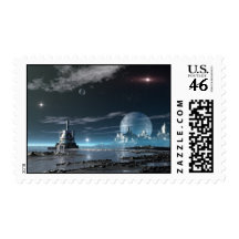 the Towers of Xullam Postage Stamps