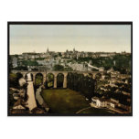 The town, Luxembourg classic Photochrom Post Cards